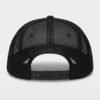 Rear view of Salt Born trucker cap showing breathable mesh back and adjustable snapback