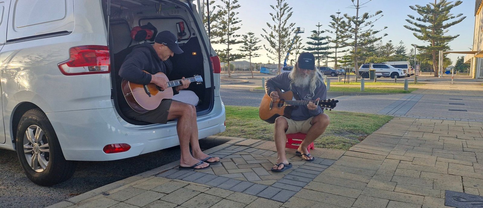 Waiting for the swell. Strings instead of sets. Mandurah, WA.
