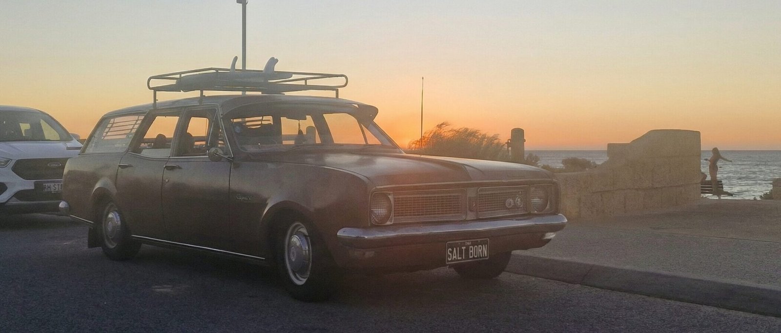 Dawn patrol transport. Salt in the air before the first wave.