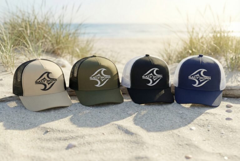 Salt Born Truckers Hats