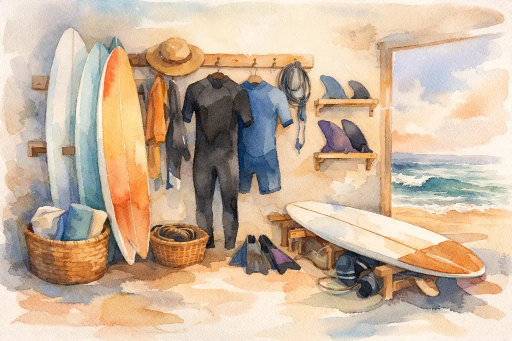 How to Store Surf Gear Without Wrecking It