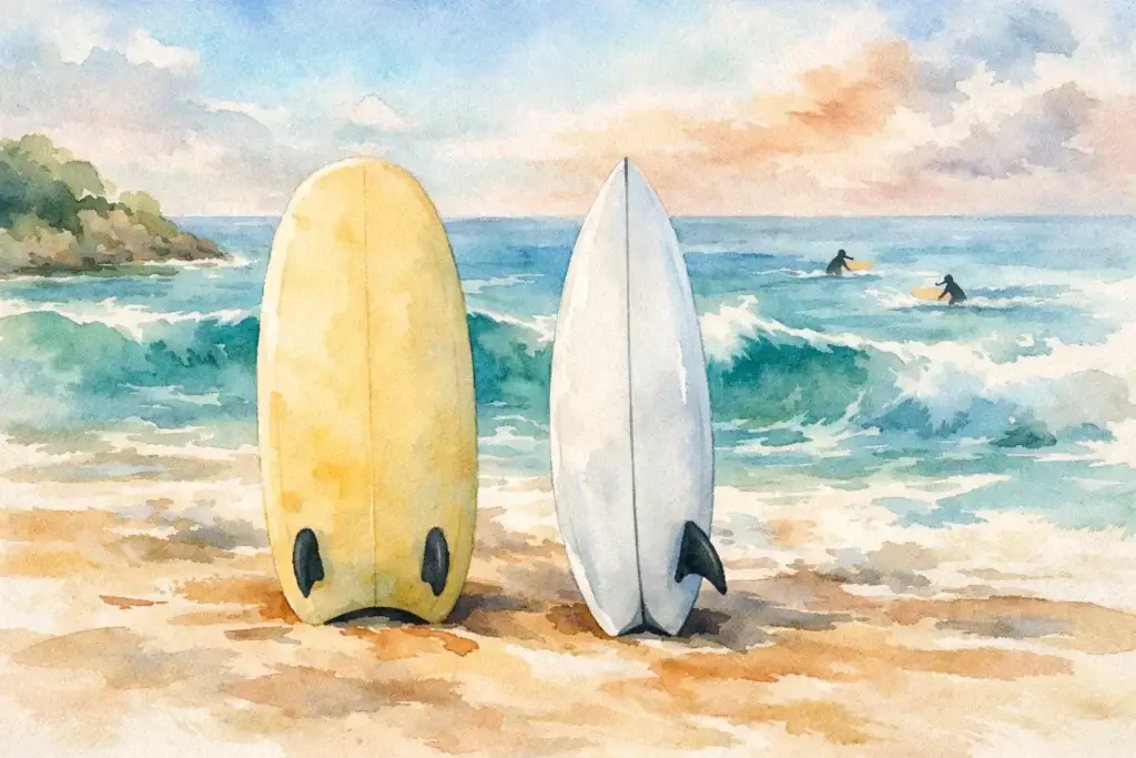 Softboard Versus Fibreglass Surfboard Choices