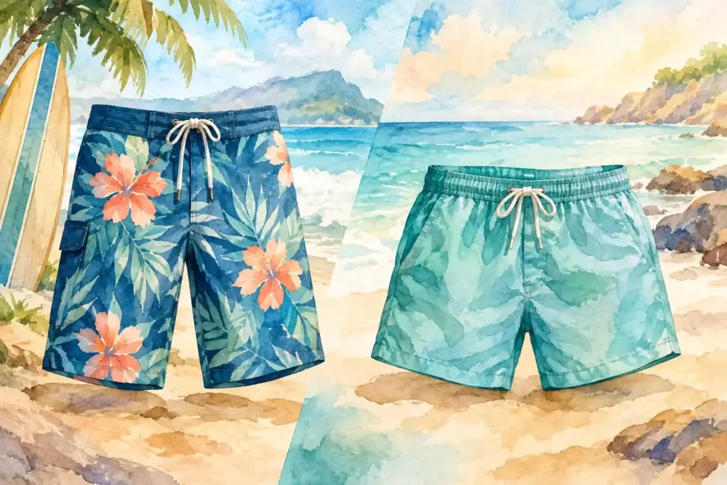 Boardshorts Versus Swim Trunks: What to Wear