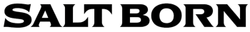 Salt Born black wordmark logo on transparent background